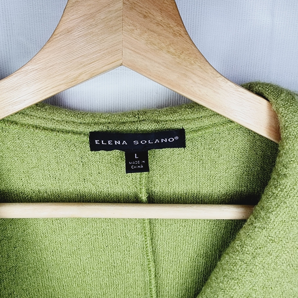 Elena Solano Wool Ruffle Blazer Jacket - Picture 3 of 7